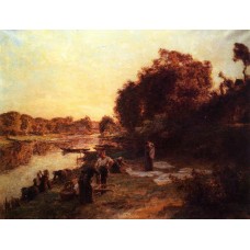 Washerwomen by the Banks of the Marne 1