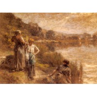 Washerwomen by the Banks of the Marne 2