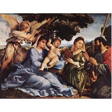 Madonna and Child with Saints and an Angel