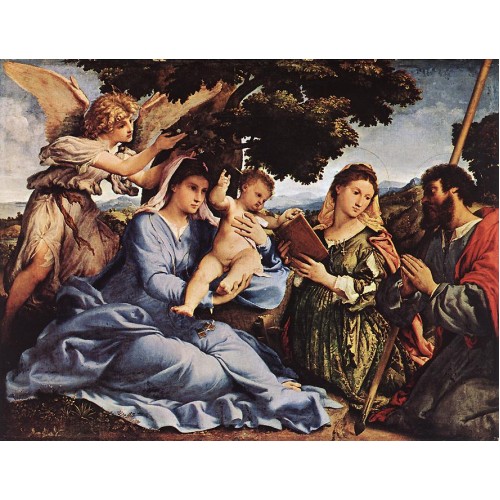 Madonna and Child with Saints and an Angel