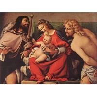 Madonna with the Child and Sts Rock and Sebastian