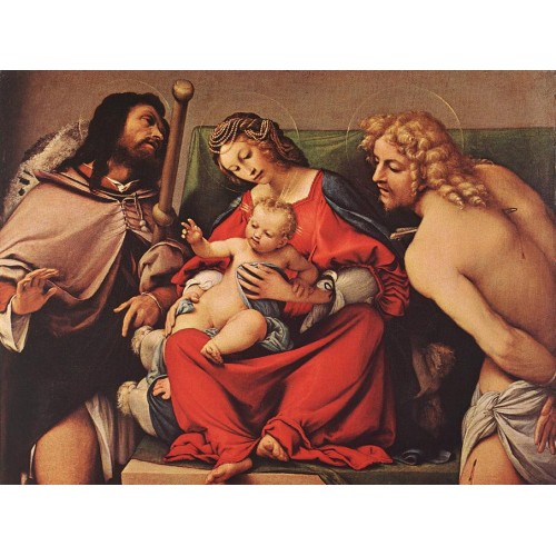 Madonna with the Child and Sts Rock and Sebastian