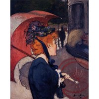 Woman with Umbrella