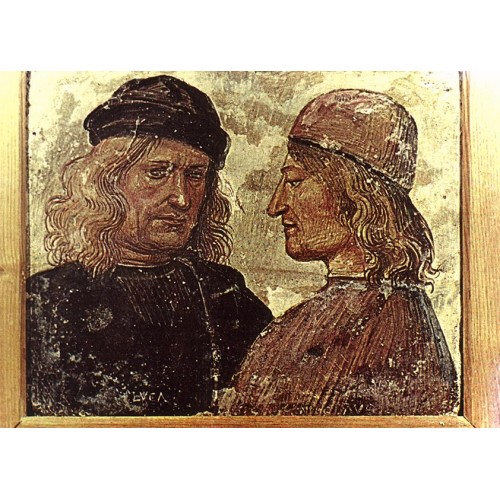 Self portrait with Vitelozzo Vitelli