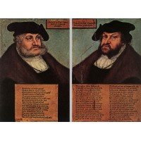 Portraits of Johann I and Frederick III the wise
