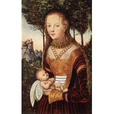 Young Mother with Child