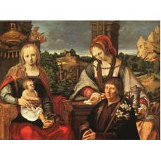 Madonna and Child with Mary Magdalene and a Donor