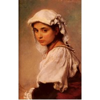 A Portrait Of A Tyrolean Girl