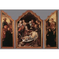 Triptych of the Entombment