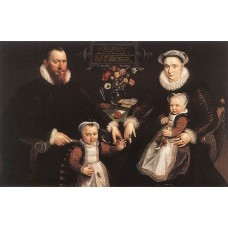 Portrait of Antonius Anselmus His Wife and Their Children