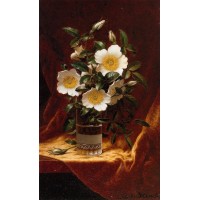 Cherokee Roses in a Glass