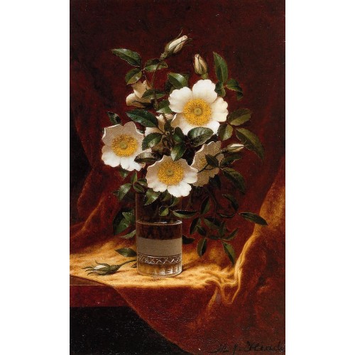 Cherokee Roses in a Glass