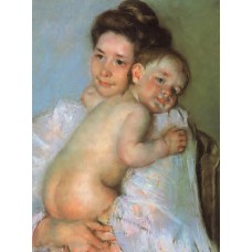 Mother Berthe Holding Her Baby