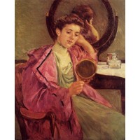 Woman at Her Toilette