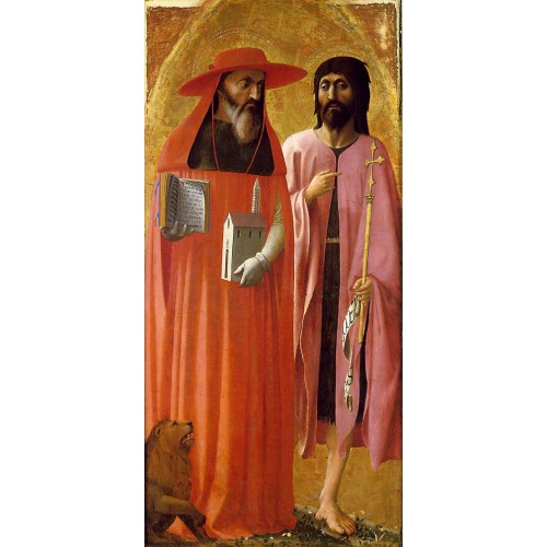 St Jerome and St John the Baptist