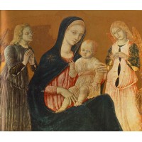 Madonna with Child and Two Angels