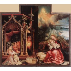 Isenheim Altarpiece (second view) Concert of Angels and Na