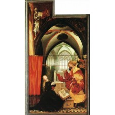 Isenheim Altarpiece (second view) The Annunciation