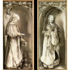 St Elizabeth and a Saint Woman with Palm