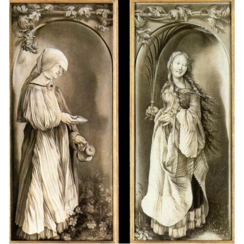 St Elizabeth and a Saint Woman with Palm