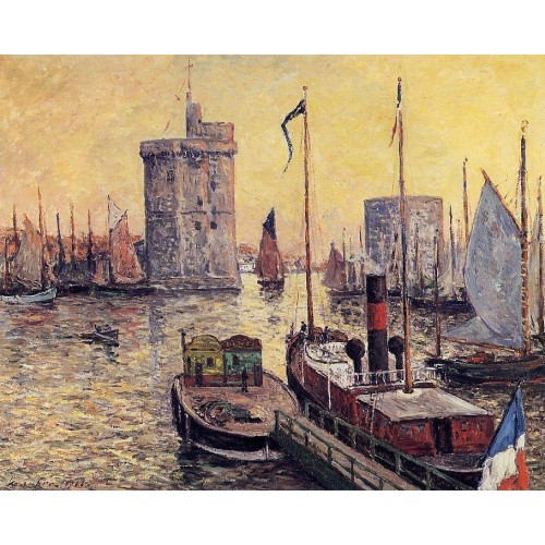 The Port of La Rochelle at Twilight