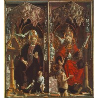 Altarpiece of the Church Fathers St Augustine and St Grego