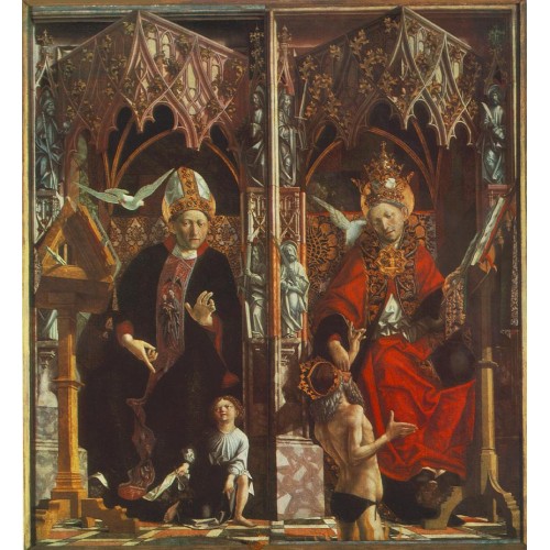 Altarpiece of the Church Fathers St Augustine and St Grego