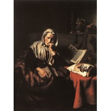 Old Woman Dozing