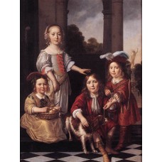 Portrait of Four Children