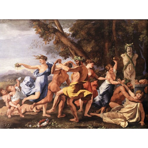 Bacchanal before a Statue of Pan