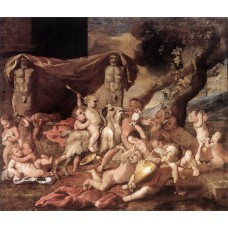 Bacchanal of Putti