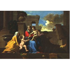 Holy Family on the Steps