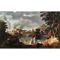 Landscape with Orpheus and Euridice