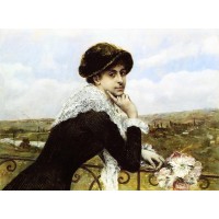 Woman on a Balcony