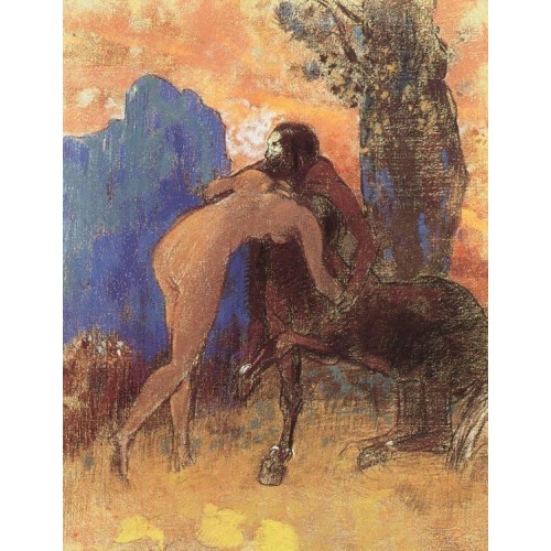 Struggle between Woman and Centaur