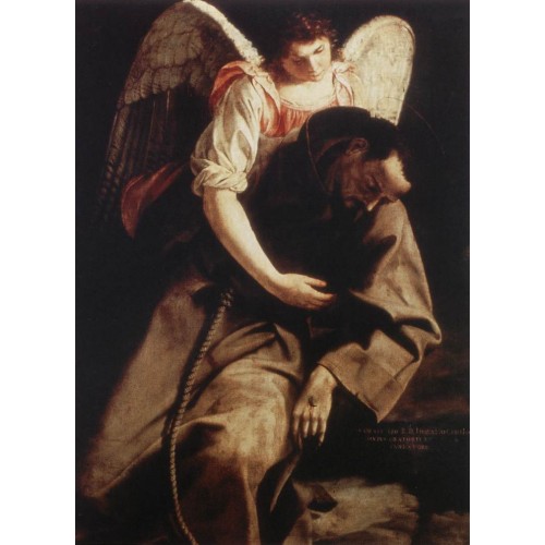 St Francis and the Angel