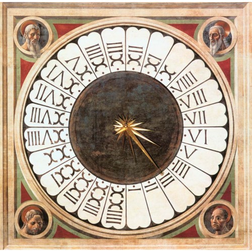 Clock with Heads of Prophets