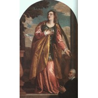 St Lucy and a Donor