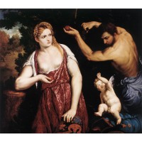 Venus and Mars with Cupid