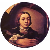 Self portrait in a Convex Mirror