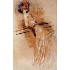 Elegant Woman at the Rail