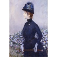 Lady with Flowers
