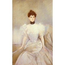 Portrait Of A Lady With A Fan