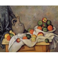 Curtain Jug and Fruit