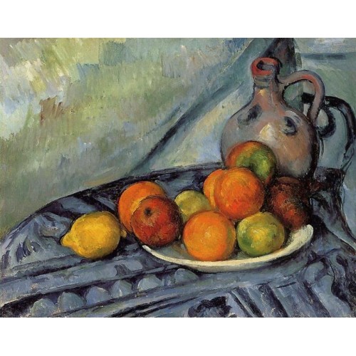 Fruit and Jug on a Table