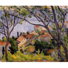 L'Estaque View through the Trees