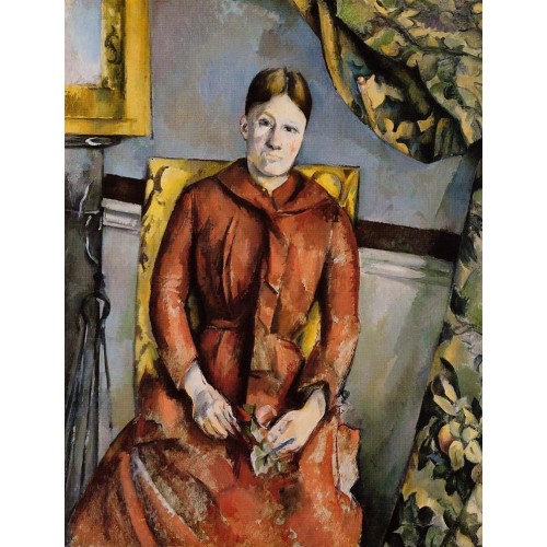 Madame Cezanne in a Yellow Chair 2
