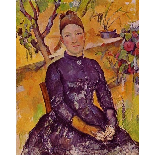 Madame Cezanne in the Conservatory