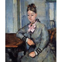 Madame Cezanne Leaning on Her Elbow