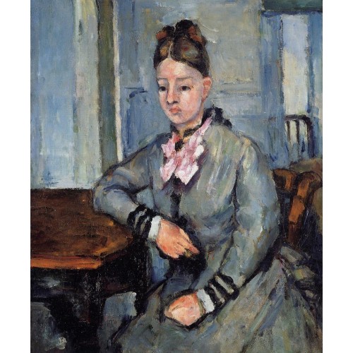 Madame Cezanne Leaning on Her Elbow